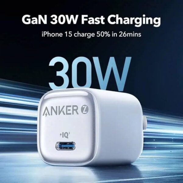 chargeur secteur Type C Anker Zolo 30W A2698