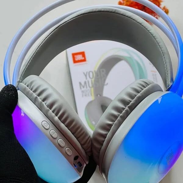 CASQUE JBL SANS FIL BT 500 AVEC LUMIÈRE RGB