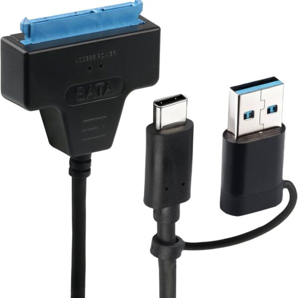 adaptateur USB3.0 et Type-C vers SATA III