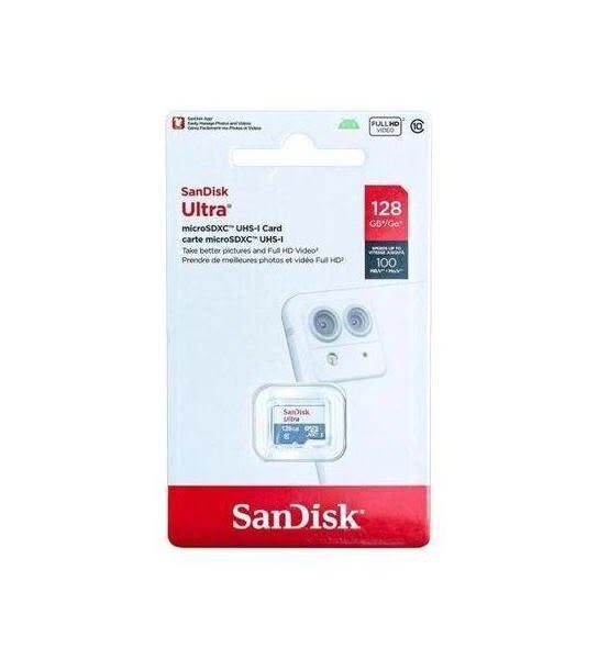 CARTE MEMOIRE 128GB ULTRA 100MB/S-SANDISK