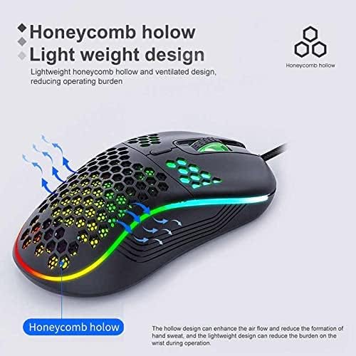 Souris filaire de jeu iMICE T98 avec éclairage RGB 7200 dpi 6 boutons