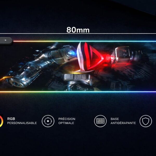 TAPIS DE SOURIS RGB 80*30 mm 2500DA