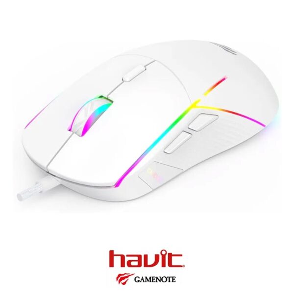 Souris Gaming Filaire HAVIT MS961 – RGB - 7 boutons programmables – 12 000 DPI Max