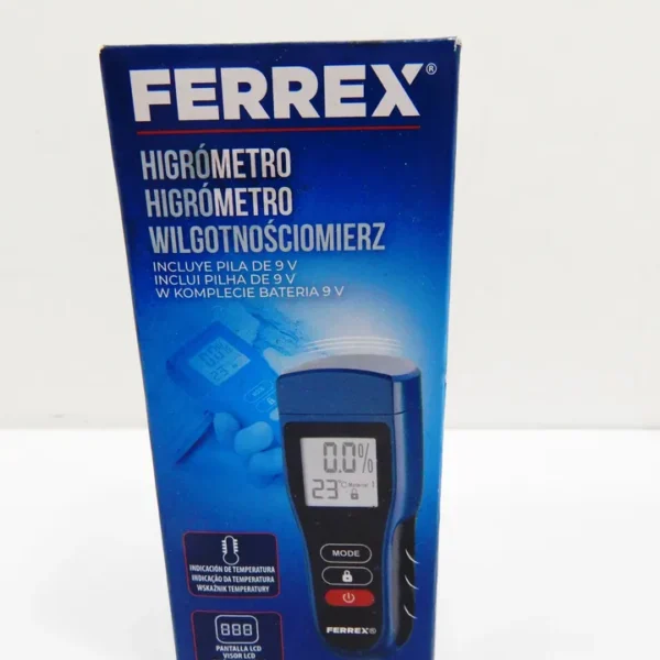 Hygromètre FERREX – Mesure de l’Humidité et de la Température avec Affichage LCD