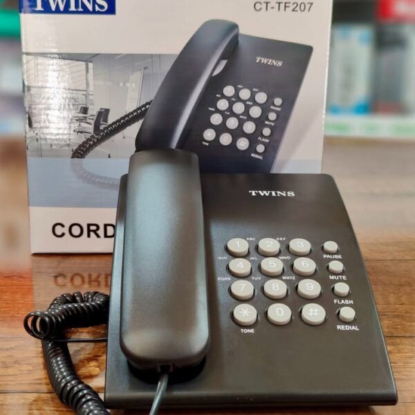 téléphone fixe filaire Twins CT-TF207