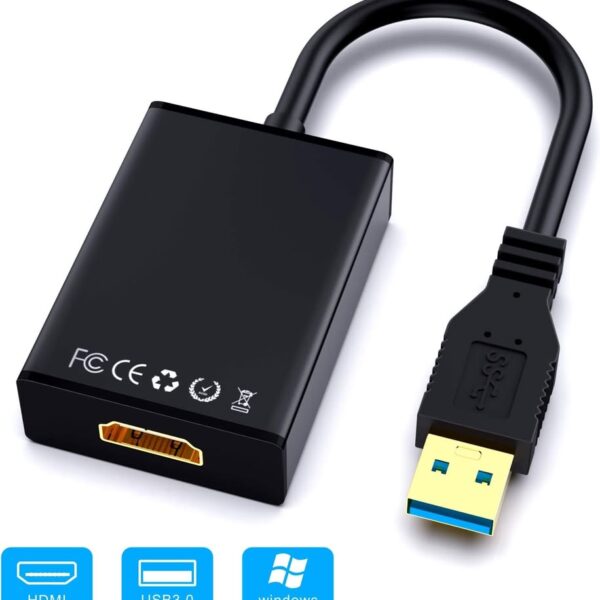 Adaptateur USB3.0 à HDMI pour ordinateur Windows