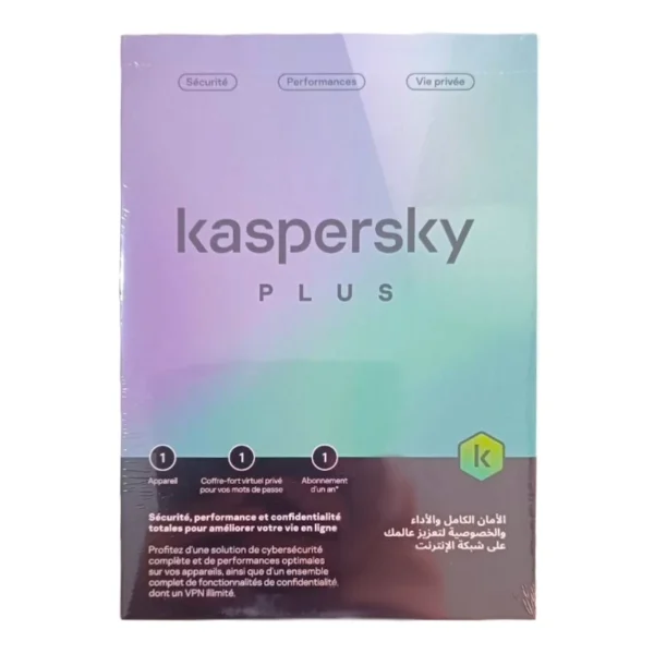 Kaspersky Plus 1 Poste une année
