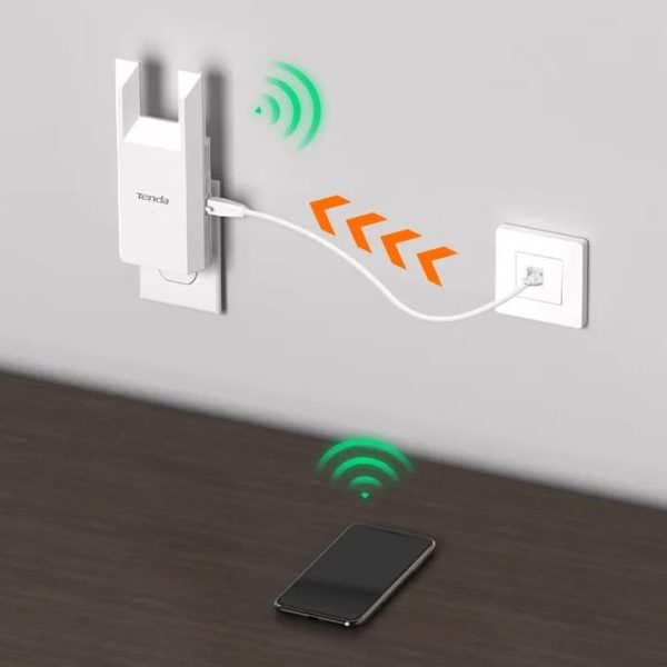 répéteur WiFi Tenda A9 N300,pour éliminer les zones mortes et étendre la couverture internet