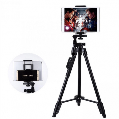 Trépied portable en aluminium Yunteng VCT-521 (136 cm) support camera et smartphone